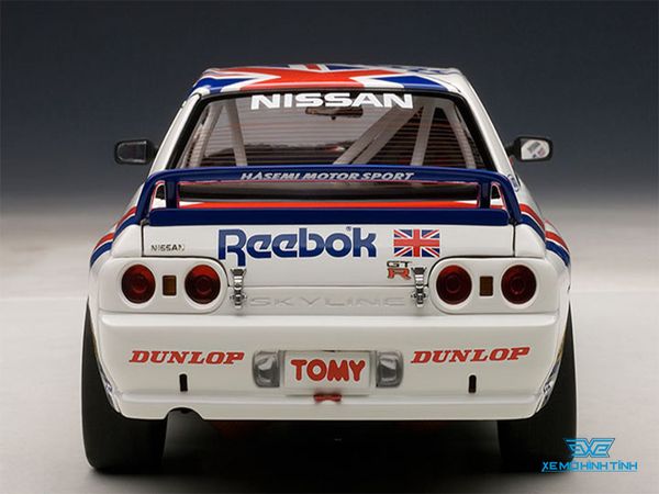 Xe Mô Hình Nissan Skyline GT-R (R32) GROUP A 1990 REEBOK #1 1:18 Autoart ( Trắng )