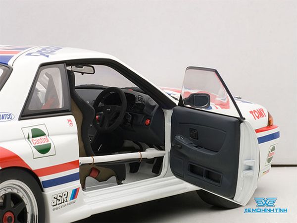 Xe Mô Hình Nissan Skyline GT-R (R32) GROUP A 1990 REEBOK #1 1:18 Autoart ( Trắng )