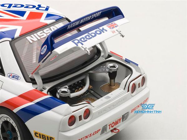 Xe Mô Hình Nissan Skyline GT-R (R32) GROUP A 1990 REEBOK #1 1:18 Autoart ( Trắng )