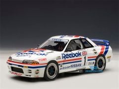 Xe Mô Hình Nissan Skyline GT-R (R32) GROUP A 1990 REEBOK #1 1:18 Autoart ( Trắng )