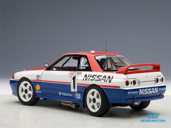 Xe Mô Hình Nissan Skyline GT-R (R32) AUSTRAL:IAN BATHURST WINNER 1991#1 1:18 Autoart ( Đỏ )