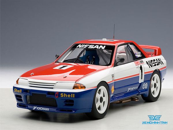 Xe Mô Hình Nissan Skyline GT-R (R32) AUSTRAL:IAN BATHURST WINNER 1991#1 1:18 Autoart ( Đỏ )