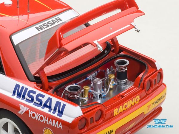 Xe Mô Hình Nissan Skyline GT-R (R32) Autraslian Bathurst WINNER 1992 #1 1:18 Autoart ( Cam )