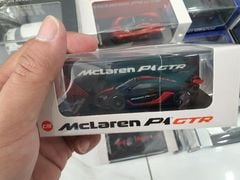 Xe Mô Hình Mclaren P1 GTR 1:64 CM model ( Đen Nhám Sọc Đỏ )