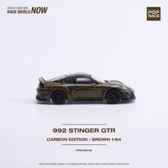 Xe Mô Hình 992 Stinger GTR Carbon Edition - Brown 1:64 POPRACE