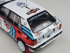 Xe mô hình Lancia Delta HF Integrale - Safarib Rallye Kenya 1991 - Recalde/Christie 1:18 Solido (Martini)