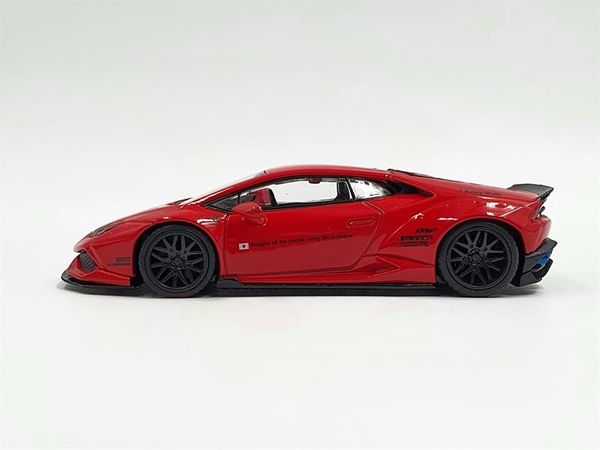 Xe Mô Hình Lamborghini Huracan LB*Works Ver.2 Red LHD 1:64 MiniGT (Đỏ)
