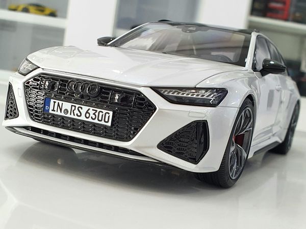 Xe Mô Hình Audi RS6 Avant C8 2020 1:18 Polar Master ( Trắng )