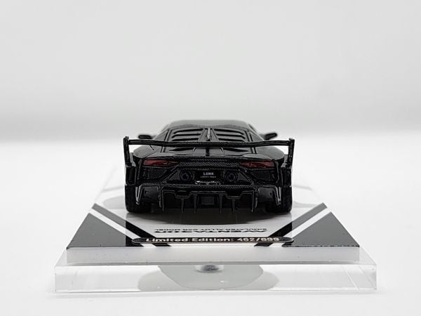 Xe Mô Hình Lamborghini Aventador LP700 LBWK Limited 1:64 Time Micro ( Đen Cacbon )