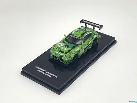 Xe Mô Hình Mercedes- AMG GT3 eRacing GP Hong Kong Season 1 1:64 Tarnac Works ( Xanh )