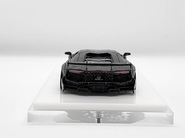 Xe Mô Hình Lamborghini Liberty Walk LB-Works LP 700 Aventador 2.0 1:64 Liberty Walk ( Đen LV )