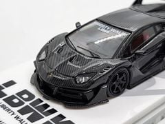 Xe Mô Hình Lamborghini Aventador LP700 LBWK Limited 1:64 Time Micro ( Đen Cacbon )