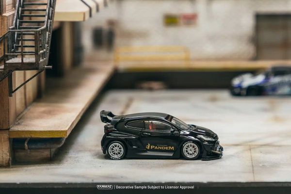 Xe Mô Hình Pandem Toyota GR Yaris Black 1:64 Tarmac Works