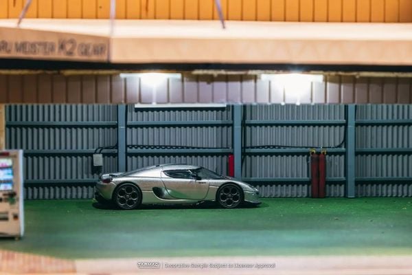 Xe mô hình Koenigsegg CC850 1:64 Tarmac Works ( Silver )