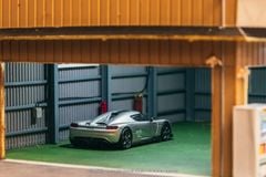 Xe mô hình Koenigsegg CC850 1:64 Tarmac Works ( Silver )