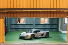 Xe mô hình Koenigsegg CC850 1:64 Tarmac Works ( Silver )