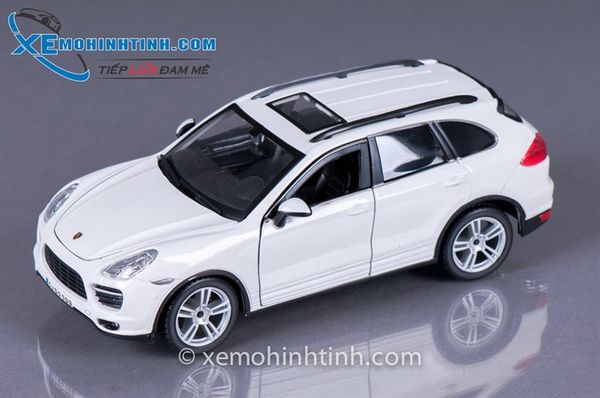 XE MÔ HÌNH PORSCHE TURBO 1:24 BBURAGO (TRẮNG)