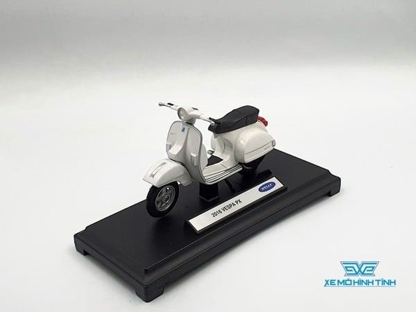 Xe Mô Hình VESPA 2016 PX 1:18 Welly ( Trắng )