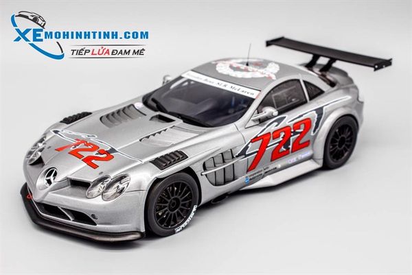 XE MÔ HÌNH MERCEDES-BENZ SLR MCL 722 1:18 GTSPIRIT (XÁM)