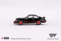 Xe mô hình PORSCHE 911 CARRERA RS 2.7 BLACK WITH RED LIVERY (LHD) 1:64 MiniGT (Đen)