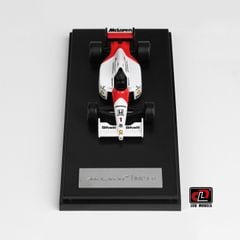 Xe Mô Hình MCLaren Honda MP4/6 1:64 LCD ( White )