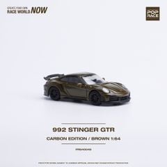Xe Mô Hình 992 Stinger GTR Carbon Edition - Brown 1:64 POPRACE