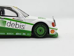 Xe Mô Hình Mercedes-Benz 190E 2.5 16 Evolution II 1991 DTM Zakspeed #20 Michael Schumacher LHD 1:64 Minigt ( Trắng Xanh )