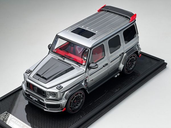 Xe Mô Hình Mercedes Benz G63 AMG 2019 Limited 66 1:18 Motorhelix ( Bạc )