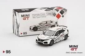 Xe Mô Hình Honda Civic Type R ( FK8 ) Blitz Type R 1:64 MiniGT ( Trắng )