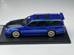 Xe Mô Hình Nissan Stagea- R34 Custom Version Limited 66 pcs 1:18 Ivy Model ( Xanh Dương )