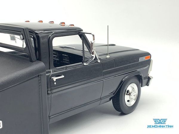 Xe Mô Hình Ford F350 Ramp Truck 1970 1:18 ACME ( Đen )