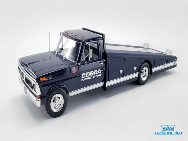 Xe Mô Hình 1970 Ford F-350 Ramp Truck - Cobra 1:18 ACME ( Xanh Đen )