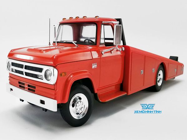 Xe Mô Hình 1970 Dodge D-300 Ram Ramp Truck 1:18 ACME ( Cam )