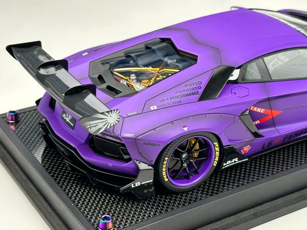 Xe Mô Hình Lamborghi Aventador LBWK 1:18 Timothy & Pierre ( Purple )