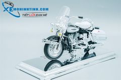 XE MÔ HÌNH HARLEY DAVIDSON 1966 FLH ELECTRA GLIDE 1:18 MAISTO (TRẮNG ĐEN)