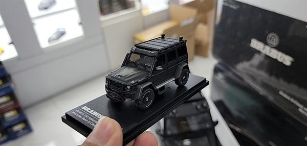 Xe Mô Hình Brabus 550 Adventure Mercedes-Benz G-Class 4x4 - 2017 1:64 Almost Real (Đen)