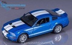 XE MÔ HÌNH FORD MUSTANG GT500 1:24 WELLY (XANH)