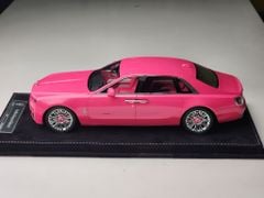 Xe Mô Hình Rolls-Royce Ghost 1:18 HH Model ( Hồng Metalic Mâm Bạc )