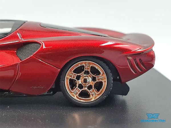 Xe Mô Hình DeTomaso P72 Soul Red Limited 1000 pcs 1:64 Peako64 (Đỏ)