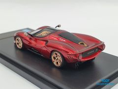 Xe Mô Hình DeTomaso P72 Soul Red Limited 1000 pcs 1:64 Peako64 (Đỏ)