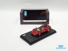 Xe Mô Hình DeTomaso P72 Soul Red Limited 1000 pcs 1:64 Peako64 (Đỏ)