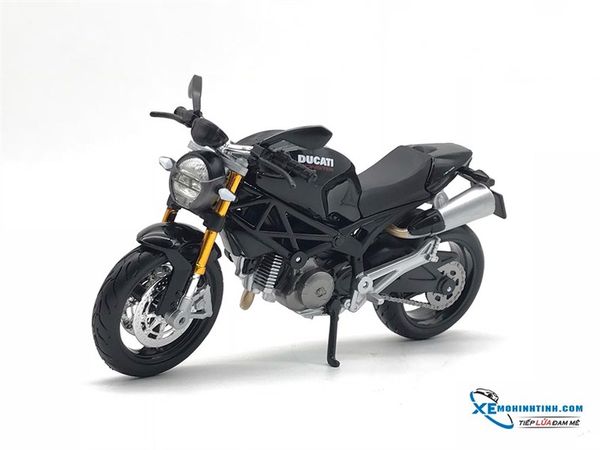 XE MÔ HÌNH DUCATI MONSTER 696 1:12 (ĐEN)