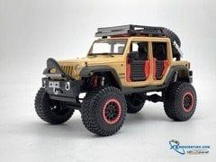 Jeep 2015 Wrangler Unlimited 1:24 Maisto ( Cafe sữa )