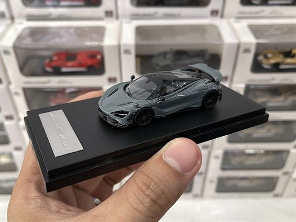 Xe Mô Hình McLaren 765LT 1:64 LCD ( Xám )