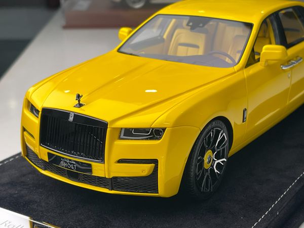Xe Mô Hình Rolls-Royce Ghost 1:18 HH Model ( Monaco Yellow ) ( 7 )