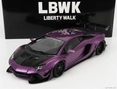Xe Mô Hình Liberty Walk LB-Works Lamborghini Aventador Limited Edition (Viola SE30) 1:18 Autoart ( Tím )