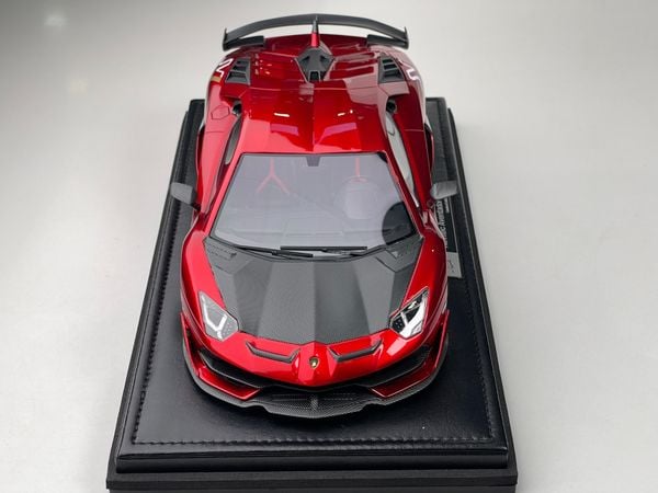Xe Mô Hình Novitec SVJ 1:18 Ivy Model ( Candy Red - Gold Wheels )