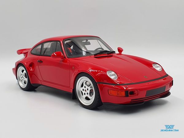 Xe Mô Hình Porsche 911 (964) Turbo S Flachbau 1:18 GTSpirit ( Đỏ )