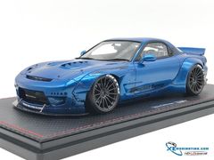 MH IGNITION MODEL 1:18 ROCKET BUNNY RX-7 (BLUE METALLIC)