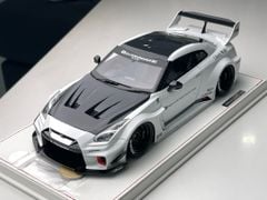 Xe Mô Hình Nissan GTR R35 Liberty Walk 1:18 LB Performance ( Trắng mui đen )